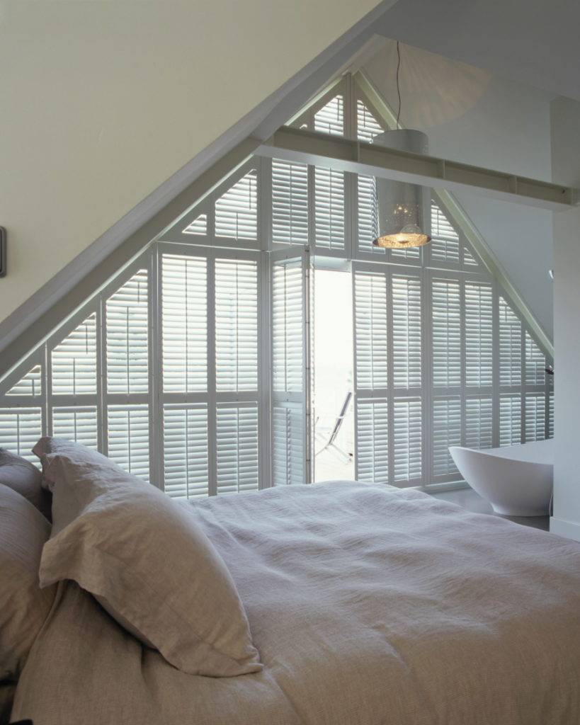Special Shaped Shutters in your bathroom