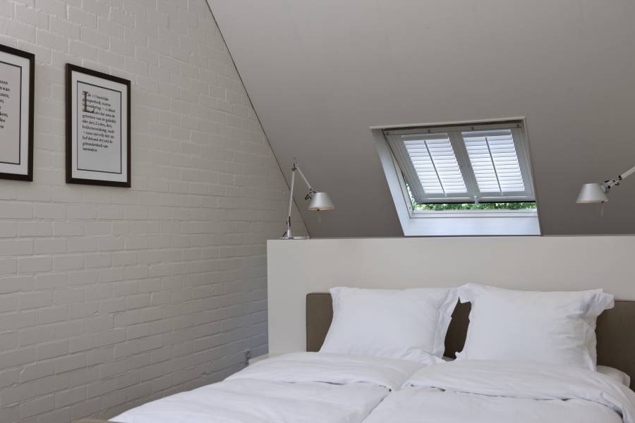 skylight shutter bedroom